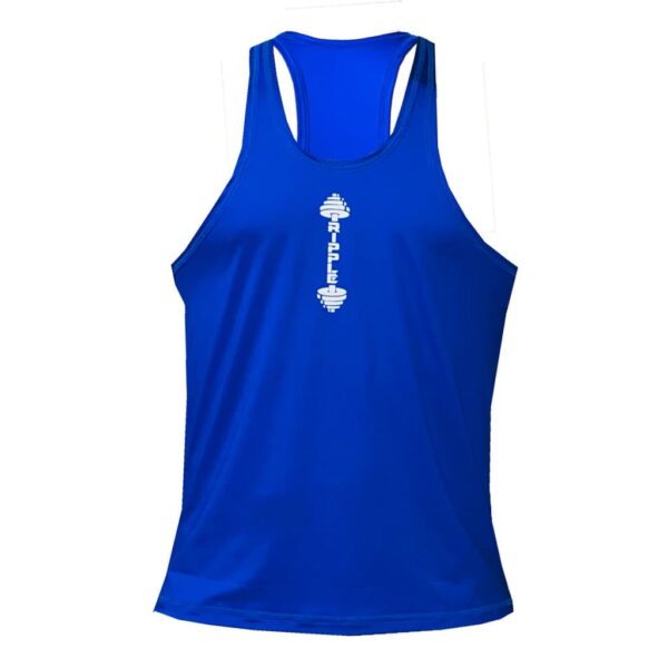 Camisilla Gym Hombre Azul Medio Original Ripple