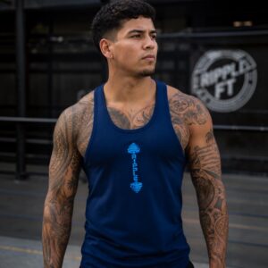 Camisilla Gym Hombre Azul Oscuro Original Ripple