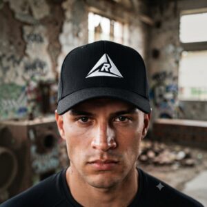 Gorra Deportiva Bordada Negra Original Ripple