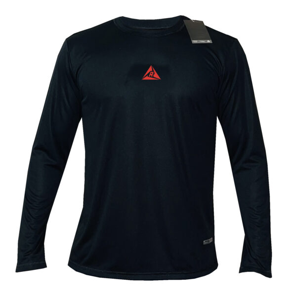 Jersey Manga Larga Negro Rojo Original Ripple