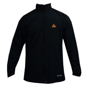 Chaqueta Forrada con Capota Negro Naranja Original RIPPLE