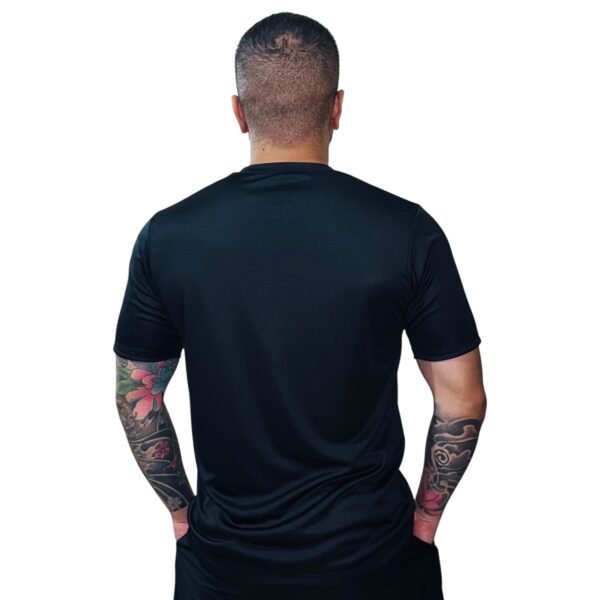 Camiseta Deportiva Clásica  Negro Blanco Original Ripple - Imagen 3