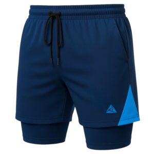 Pantaloneta con Licra Clásica Azul Turquesa Original Ripple