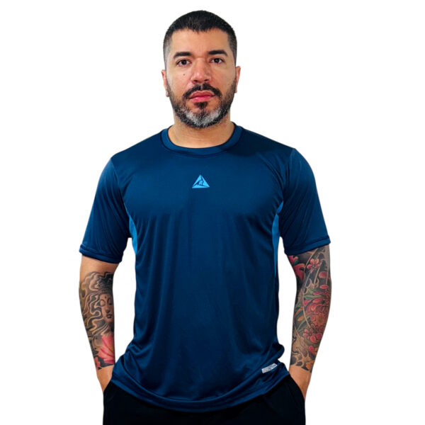 Camiseta Deportiva CORTEX Azul Turquesa Original Ripple - Imagen 2