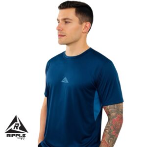 Camiseta Deportiva CORTEX Azul Turquesa Original Ripple