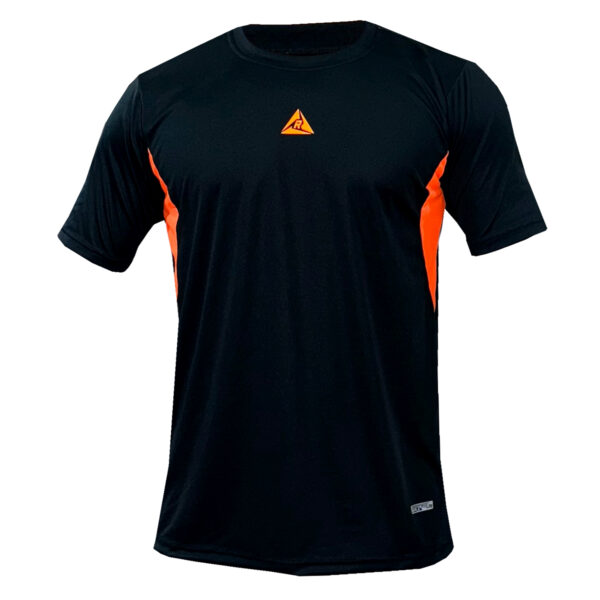 Camiseta Deportiva CORTEX  Negro Naranja Original Ripple