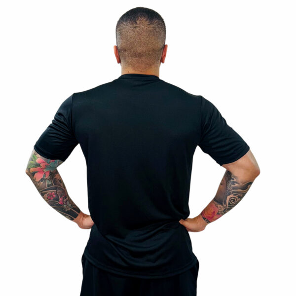 Camiseta Deportiva CORTEX  Negro Naranja Original Ripple - Imagen 3
