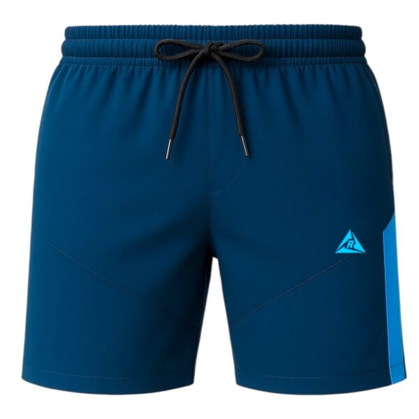 Pantaloneta 3 Cierres Spandex Azul Turquesa Original RIPPLE