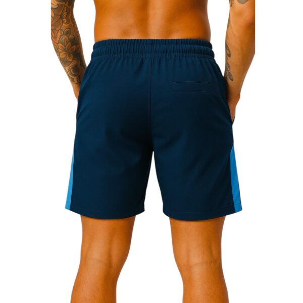 Pantaloneta 3 Cierres Spandex Azul Turquesa Original RIPPLE - Imagen 2