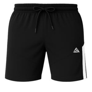 Pantaloneta 3 Cierres Spandex Negro Blanco Original RIPPLE