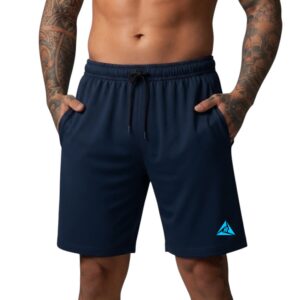 Pantaloneta Cierres Spandex Azul Oscuro Original RIPPLE