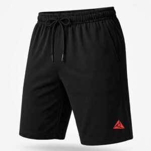 Pantaloneta Cierres Spandex Negro Rojo Original RIPPLE
