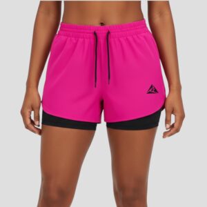 Pantaloneta con Licra Mujer Fucsia Original Ripple