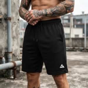 Pantaloneta Cierres Spandex Negro Blanco Original RIPPLE