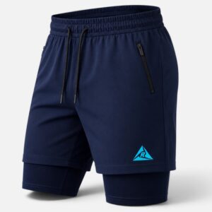 Pantaloneta Licra Corta Clásica Azul Turquesa Original Ripple