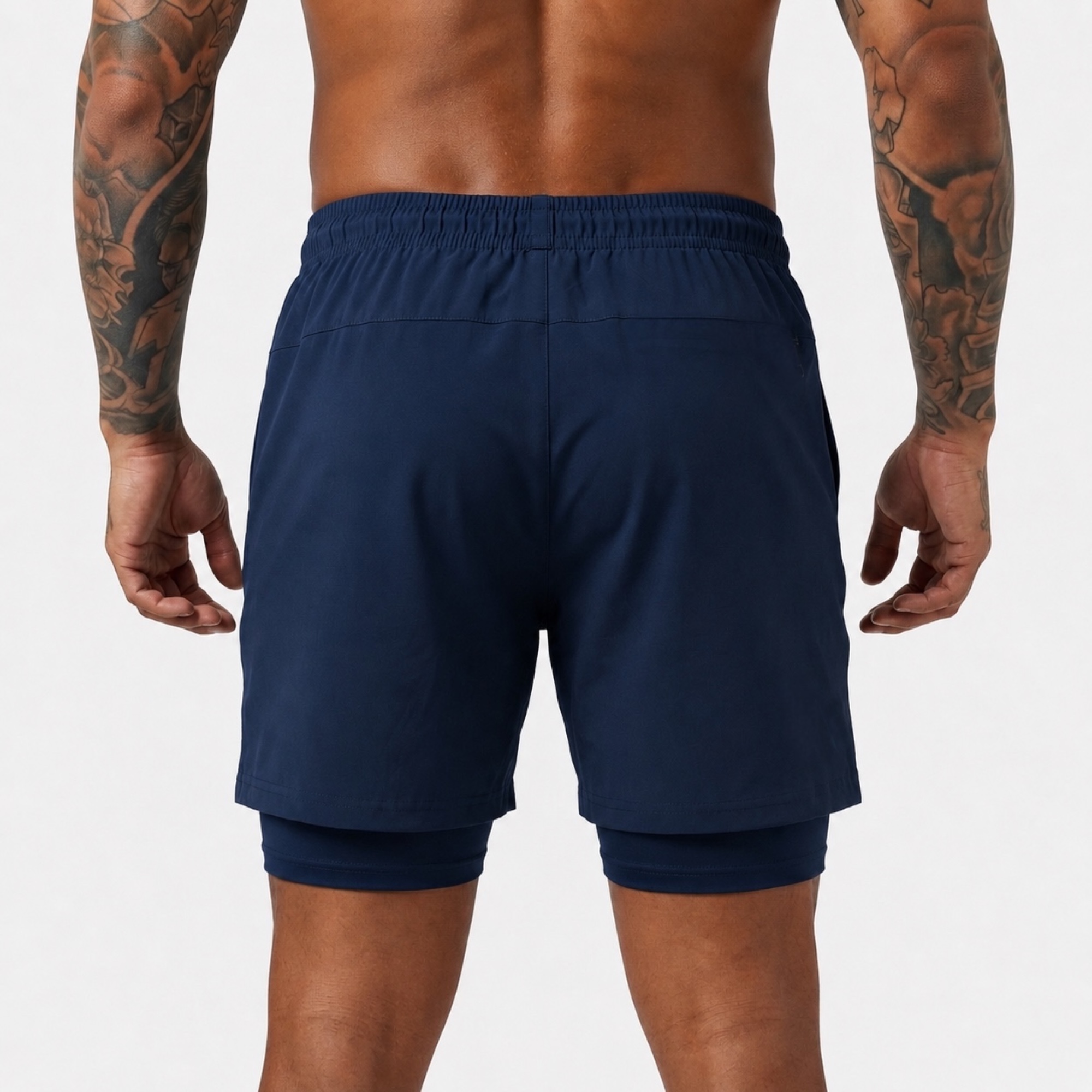 Pantaloneta Licra Corta Clásica Azul Turquesa Original Ripple - Imagen 6