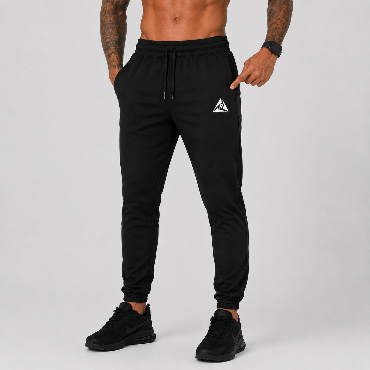 Sudadera Spandex Negro Blanco Original RIPPLE - Imagen 4