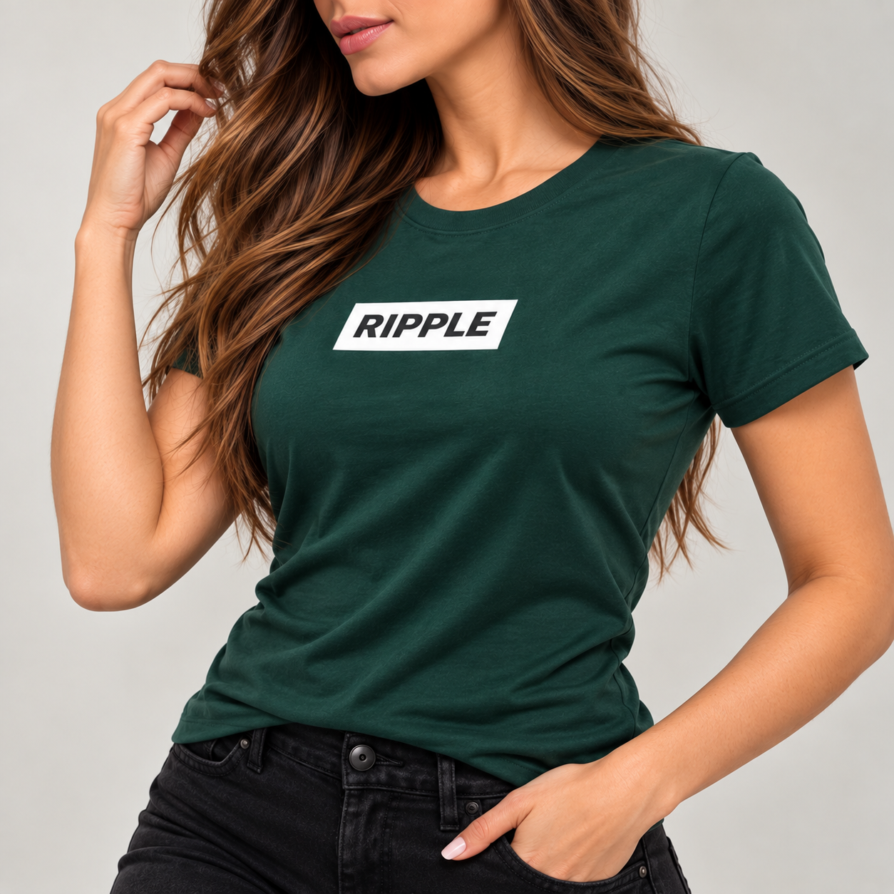 Camiseta Tela Fría Mujer Spandex Original Ripple - Imagen 3