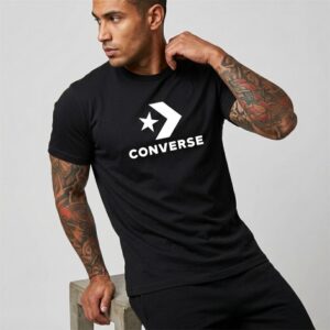 Camiseta Tela Fría Hombre Spandex Negro Blanco
