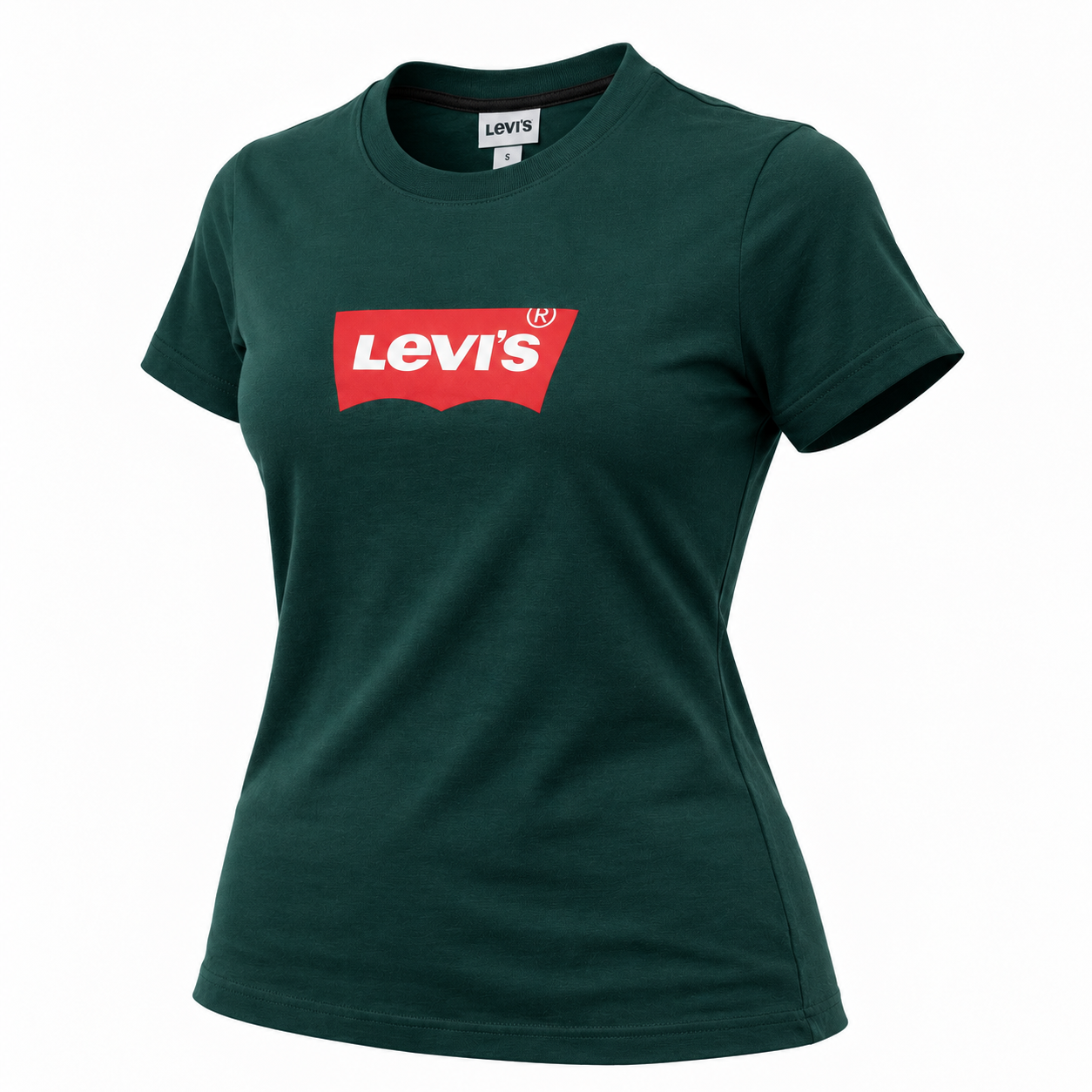 Camiseta Tela Fría Mujer Spandex Verde Esmeralda - Imagen 5