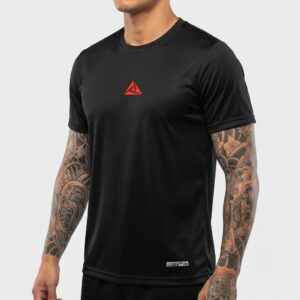 Camiseta Deportiva Negro Rojo Original Ripple