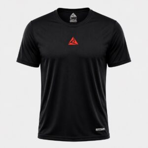 Camiseta Deportiva Negro Rojo Original Ripple