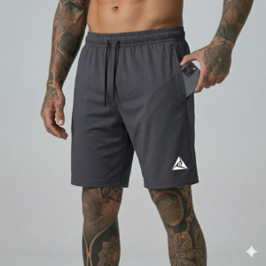 Pantaloneta Cierres Spandex Gris Original RIPPLE