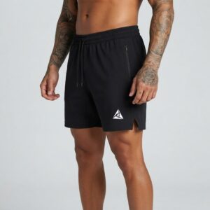 Pantaloneta Running Spandex Negro Original RIPPLE